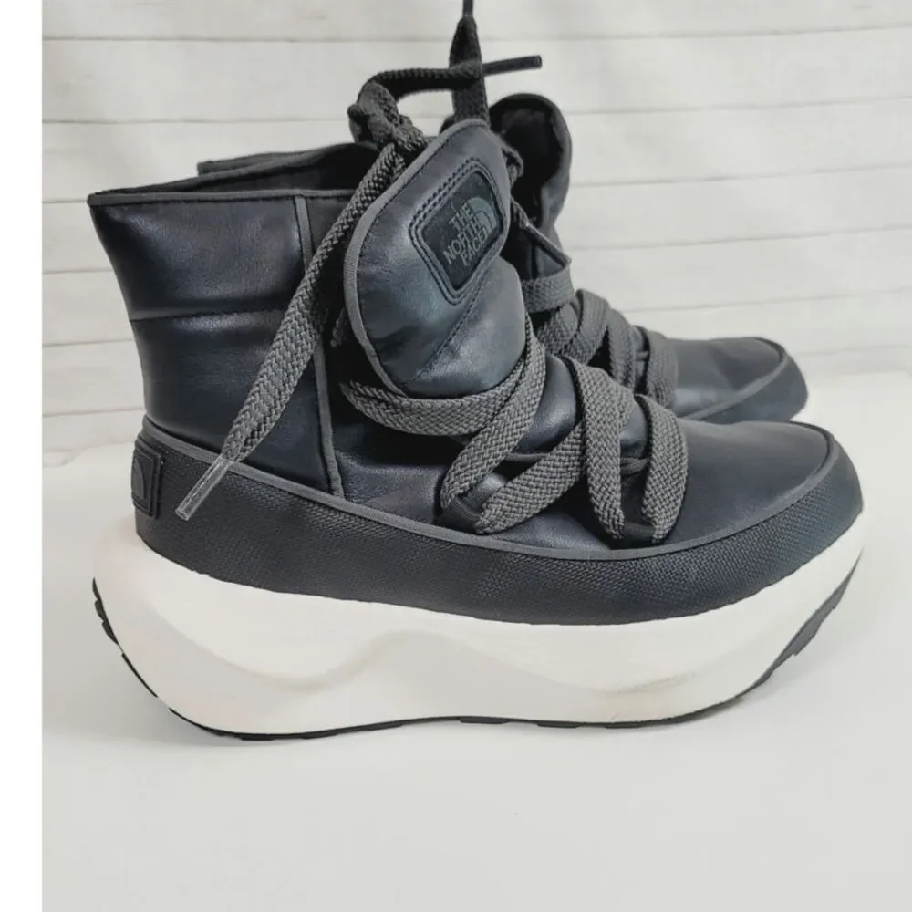 The North Face Halseigh Thermoball Lace Up Waterproof Boot in Black, sz 7